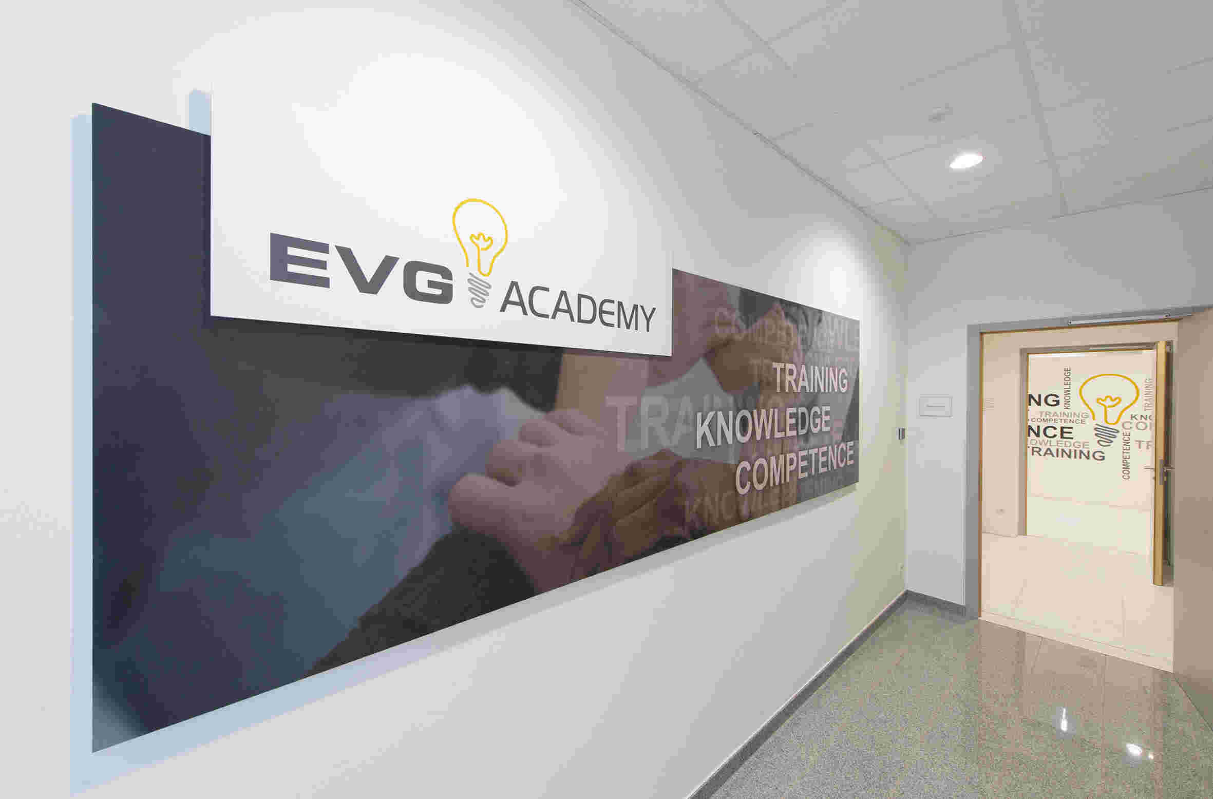 EVG Academy entrance area