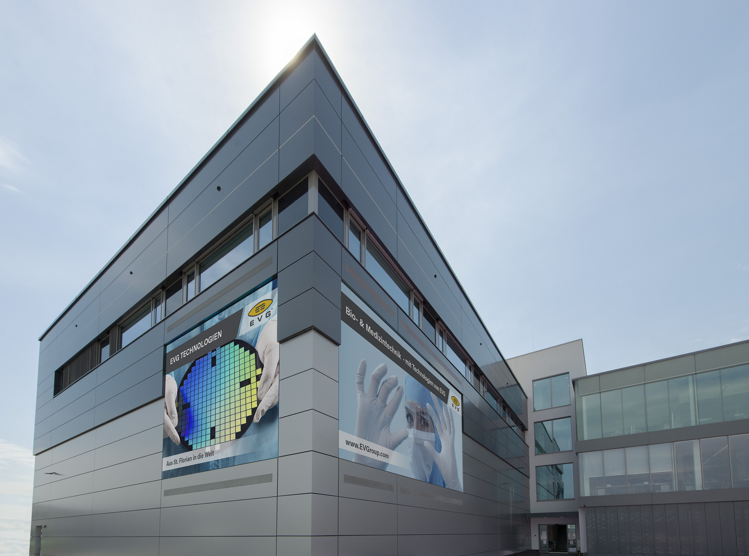 EVG's new Cleanroom V building, home to the new Academy