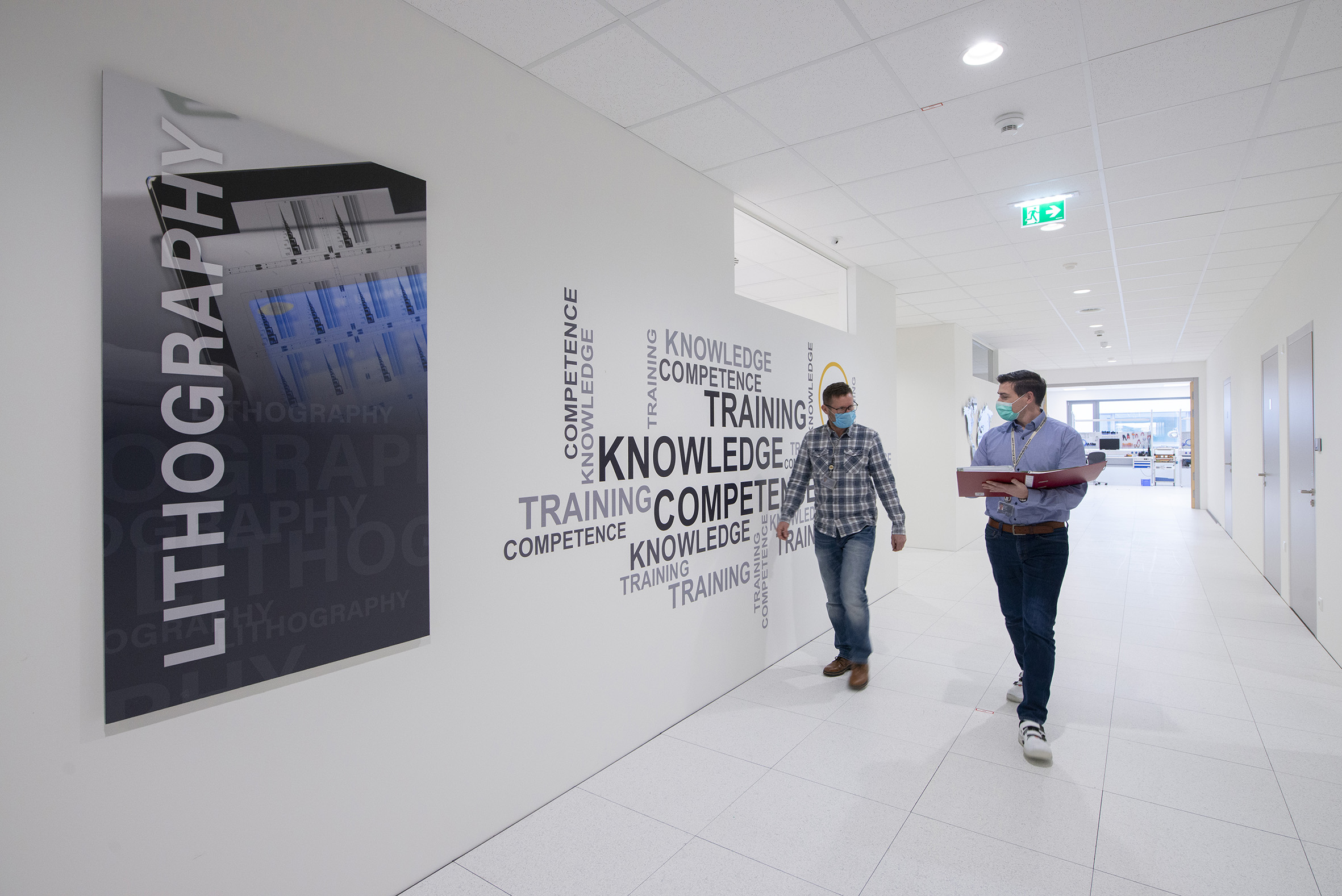 Hallway in the new, purpose-built EVG Academy