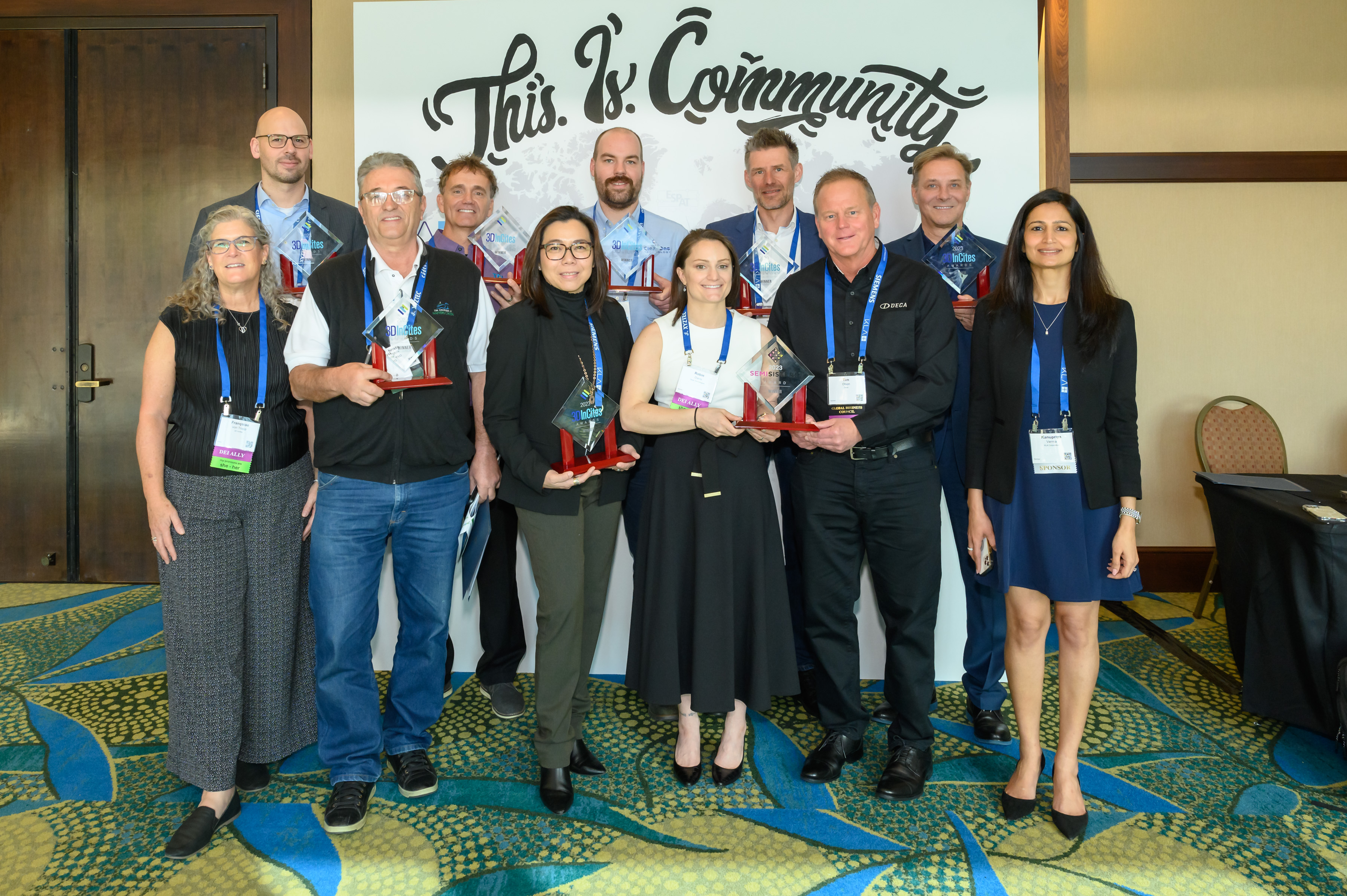 3D InCites Award Winners Group Picture