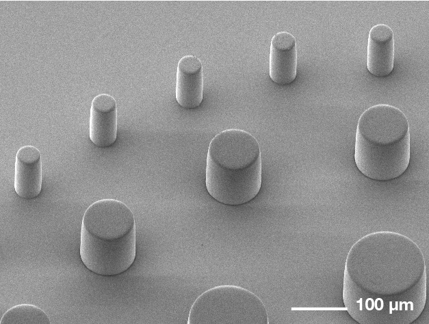 MLE™ exposure - NEG. SU-8 GM1075, LT 100 - 600 µm