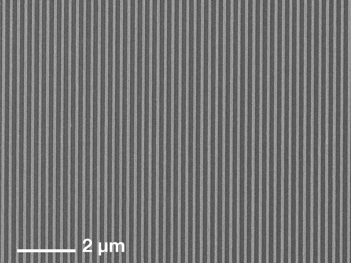 Sub-100 nm resolution lines replicated using SmartNIL®